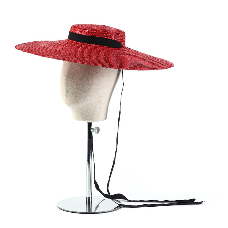 Bucket Hat Straw - Chapéu de palha de aba larga