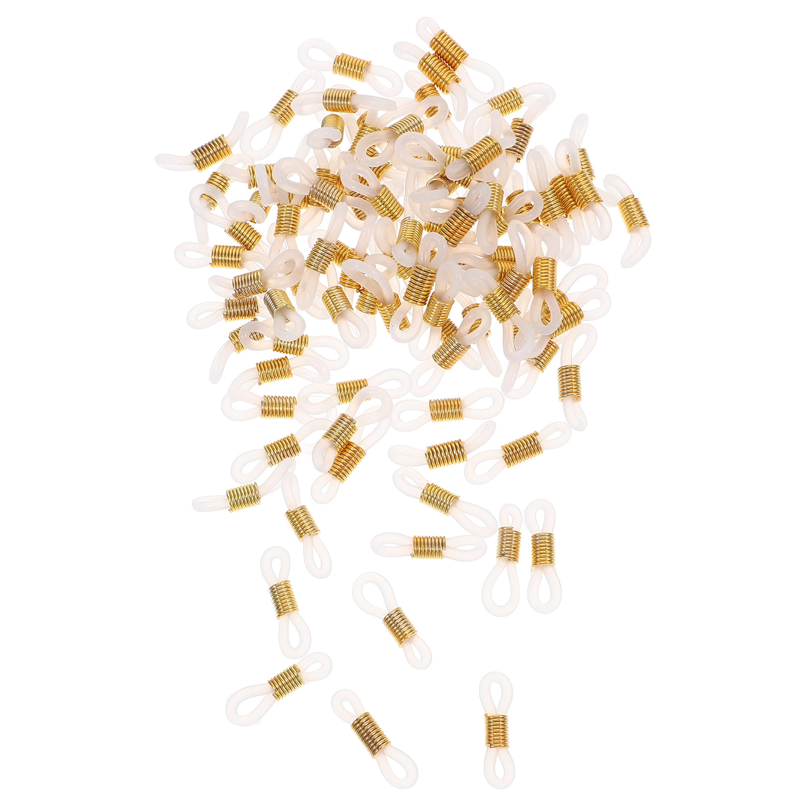 Sunglass Retainer Cord - 100 Peças de Conectores de Silicone