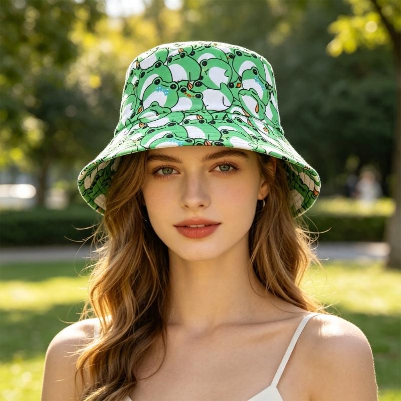 Chapéu balde com estampa sapos - Packable Hat Nylon avaliação e preço