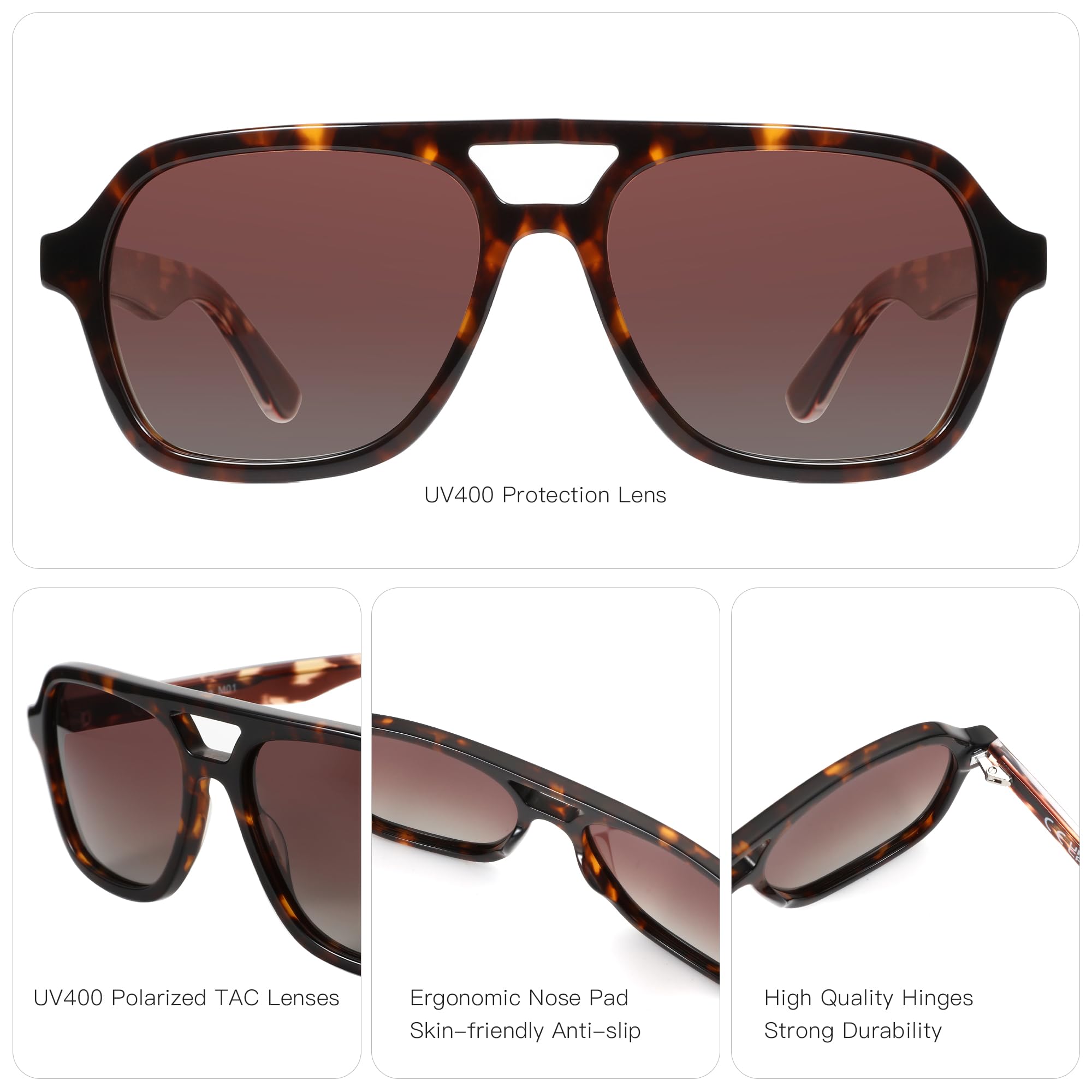Óculos de sol retrô ZENOTTIC p - Sunglasses Aviator Polarized avaliação e preço